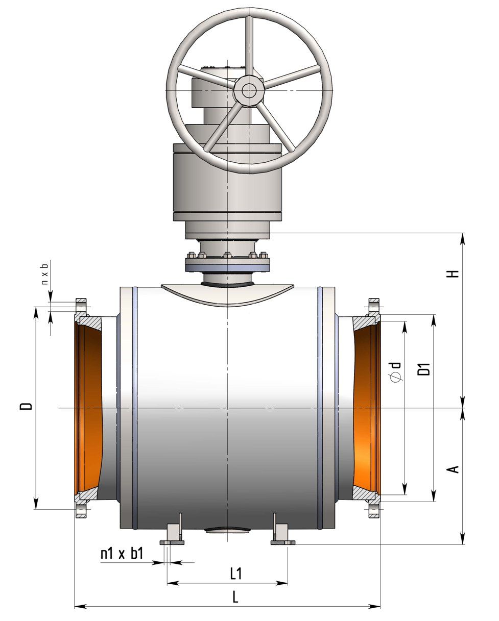 Клапан кран шаровый amk.lv.b.f.800.16.200.р| избражение