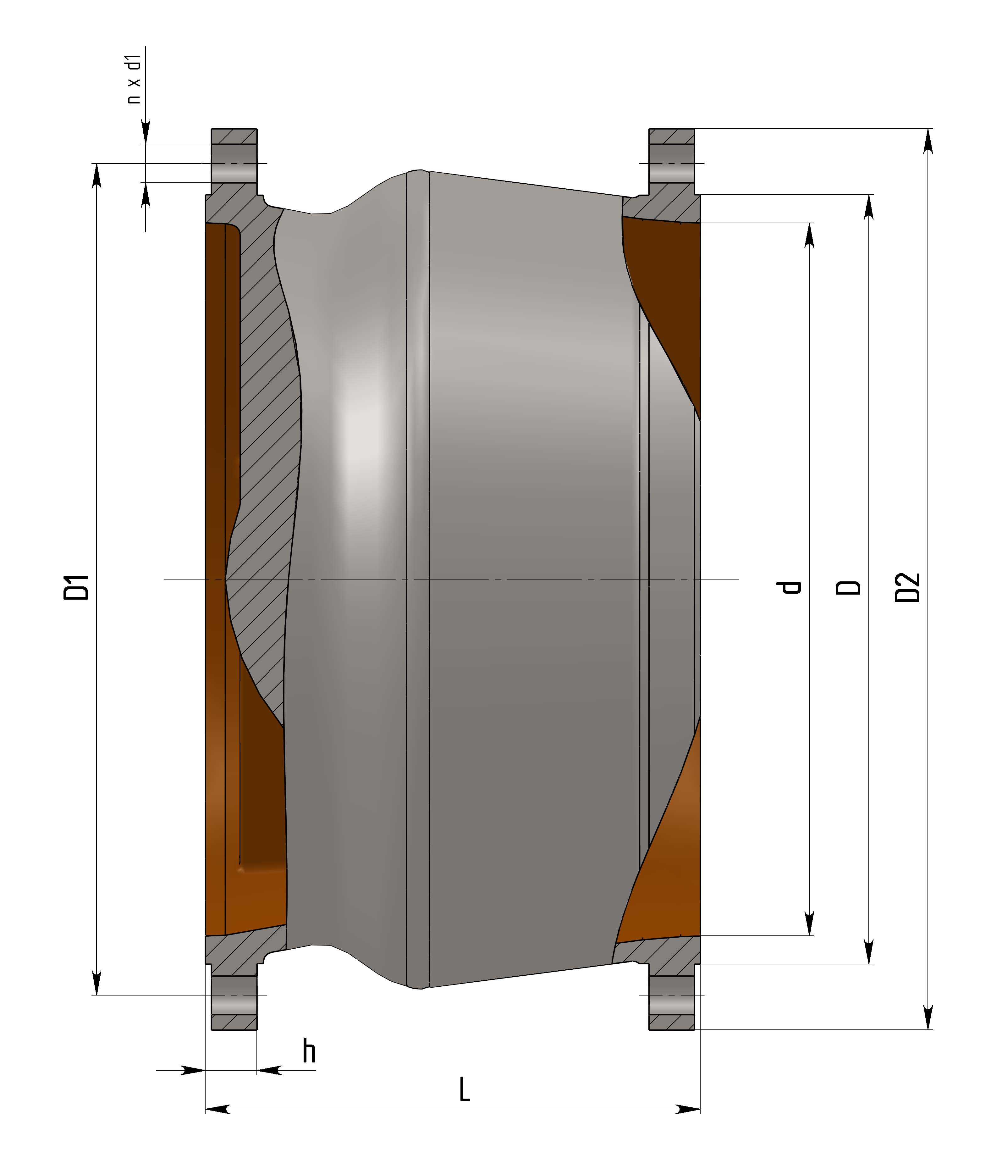 Спецарматура Клапан осевой обратный amk.сv.f.axis.700.16.200| Фото